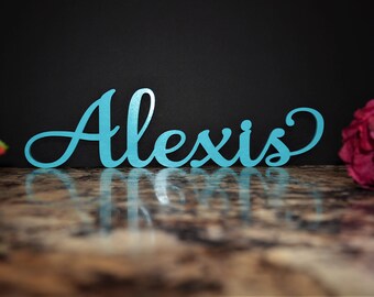 Personalized Wood Name Sign. Custom Name Sign. Custom Wood Name Sign. Laser Cut Names. Wood Cut Names Wood Cut out Name Children's Name sign