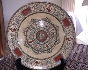 Very Old Regent B. C. & W. Black Transferware Plate - Circa 1850
