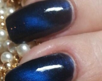 Unique "Forcible" 3D Magnetic Blue Nail Polish Full Size 15ml Bottle