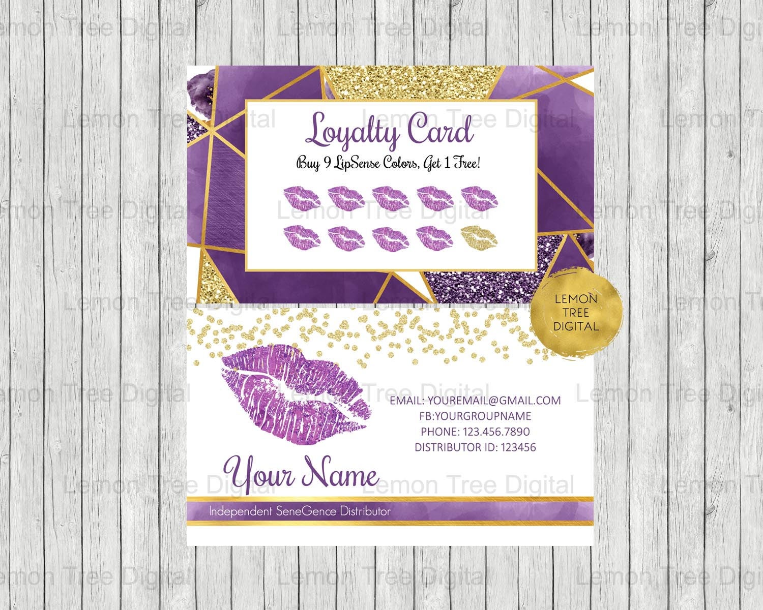 lipsense business cards lipsense printables senegence business