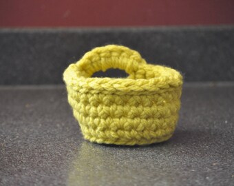 Hanging Basket | Crochet Baskets | Mini Hanging Baskets | Desk Accessories | Home Decor | Storage Solution | Small Baskets | Hanging Baskets