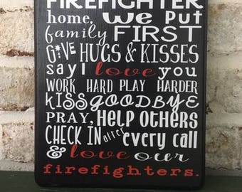 Firefighter Wall Art fireman wall art | etsy Firefighter Wall Art fireman wall art | etsy