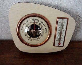 Barometer & thermometer Vintage