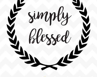 Download Simply blessed | Etsy