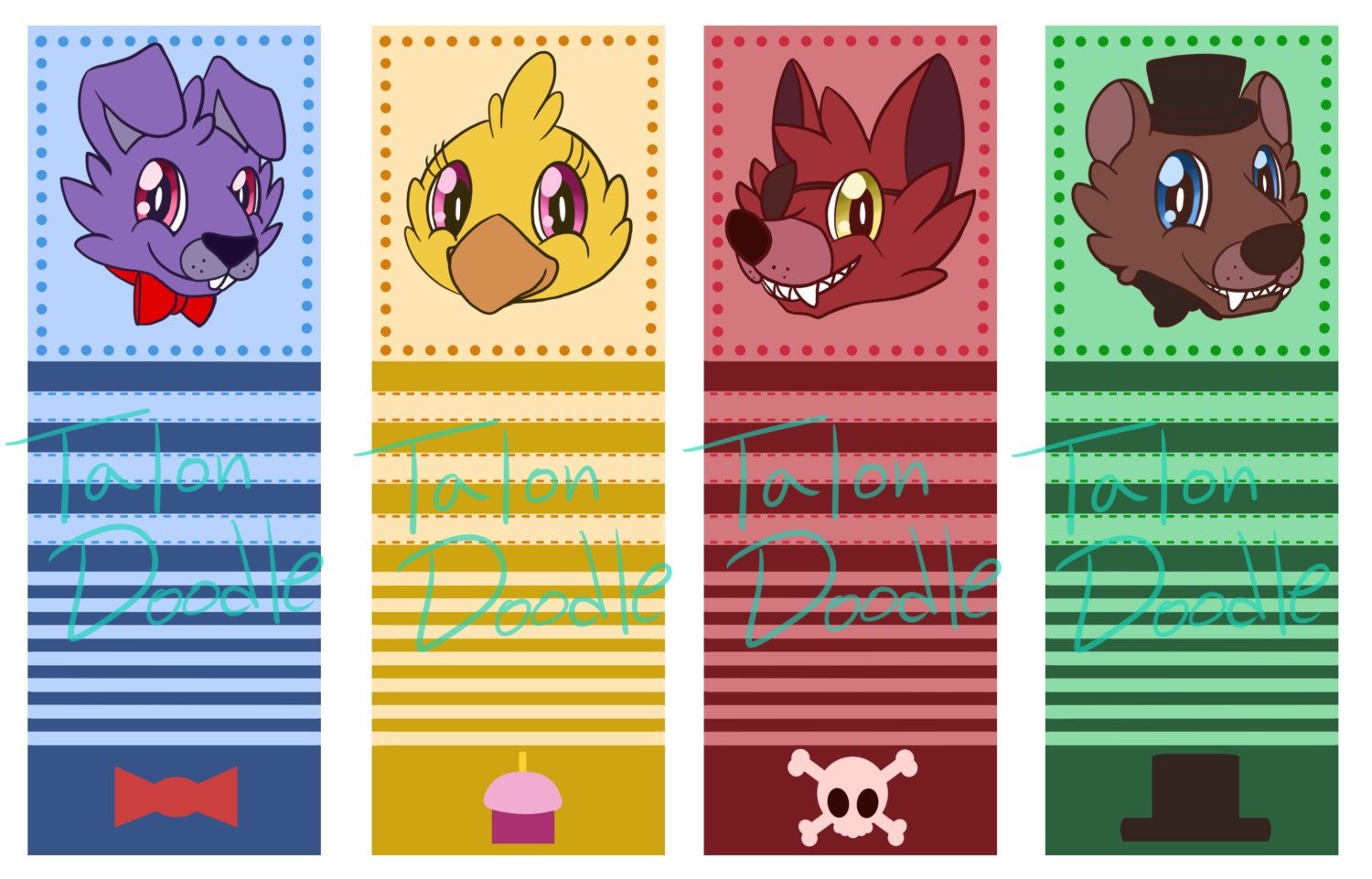 Five Nights At Freddy's Bookmarks