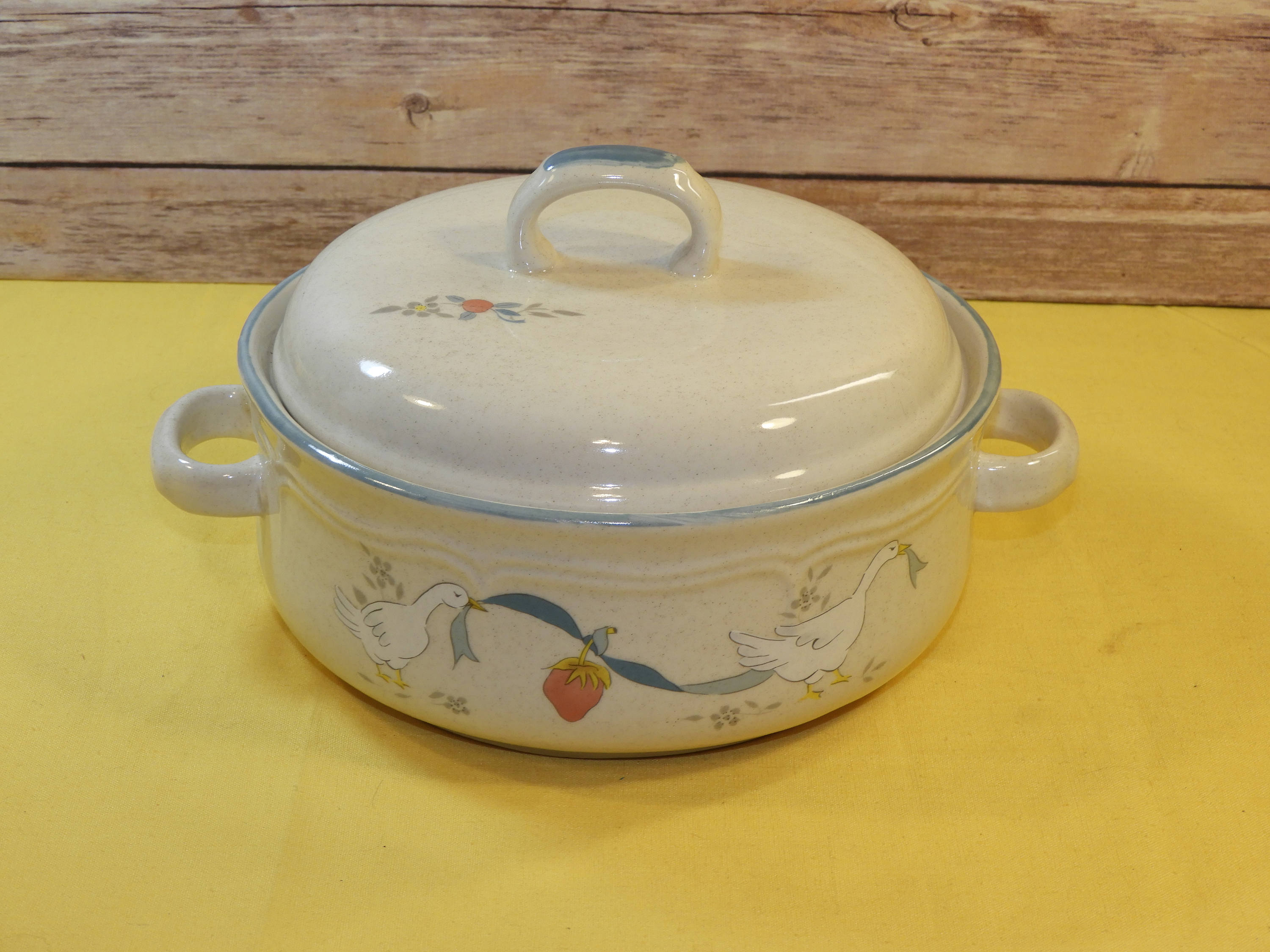 Vintage Rare International China Casserole Bowl w/Lid, Marmalade
