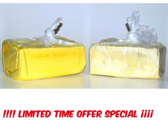 100% Raw African Shea Butter Pure Virgin UNREFINED Grade A Wholesale Bulk from 2 oz up to 50 Lbs Ivory & Yellow FREE SHIPPING!