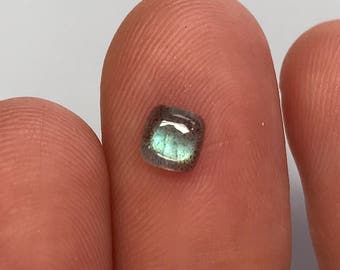 Loose Single Cushion Shaped Labradorite Cabochon - 4mm x 4mm