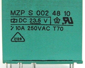 Feme relay 23.5Vdc model MZP S 002 48 11