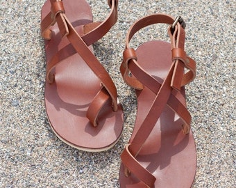 Leather Gladiator Sandal Women's Flip Flop Sandal British Made Celtic and Co