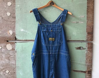 1970's Large Denim Washington Dee Cee Overalls