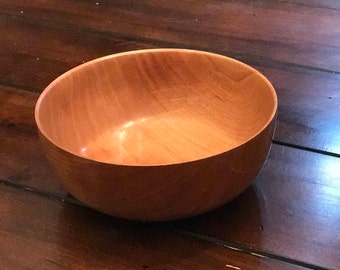 Hand Turned Cherry Wood Bowl