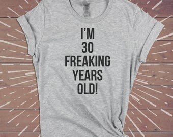 30 years t shirt