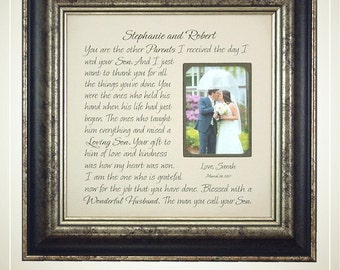 Parents Wedding Gifts, Parents Bride Groom, MOM DAD Sign, Father of The Groom, Mother of The Groom gift, photo frame, Today A Groom, 16 X 16