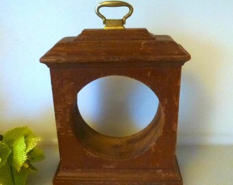 Solid Mahogany Clock Frame, Seth Thomas Clock Parts, Clock Parts