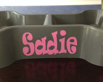 Dog Bowl - Bone shaped feeder