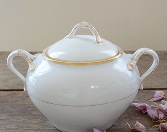 Vintage French Sugar Pot