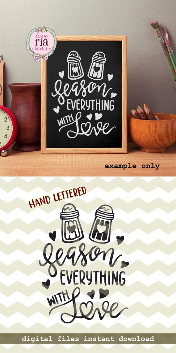 Download Season everything with love kitchen decor cooking baking