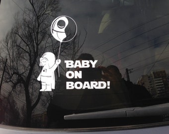 Baby On Board Darth Vader Star Wars Car Decal Sticker Window Truck Vinyl Decor baby on board decal baby on board sticker darth vader decal