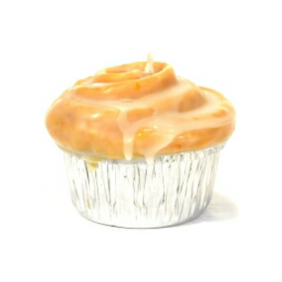 Cinnamon Cupcake Muffin Candle Food Candles by