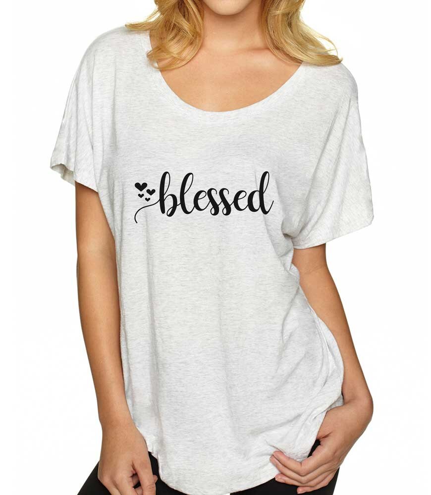 Blessed Shirt. Super Soft & Flowy Off The Shoulder