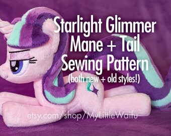 Starlight Glimmer Mane + Tail Sewing Pattern