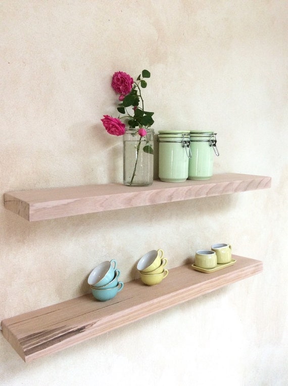 Floating Shelves Perth Australian Oak Rustic Wood Floating