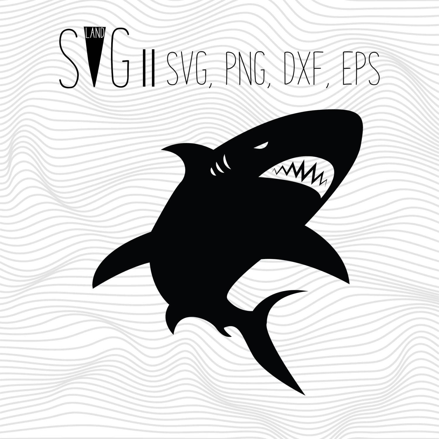 Download Shark Svg Files, Animal Svg, Animal Silhouette, Svg For ...