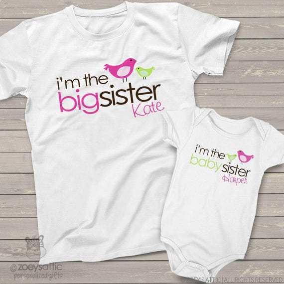 big sister shirt baby sister shirt adorable I'm the