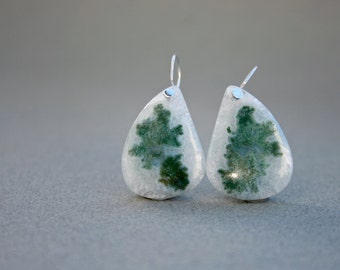 SALE 15 %OFF: Simple Solar Quartz Earrings in Sterling Silver