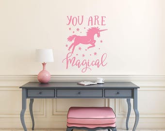 Wall Decor Decals unicorn wall decal | etsy Wall Decor Decals unicorn wall decal | etsy