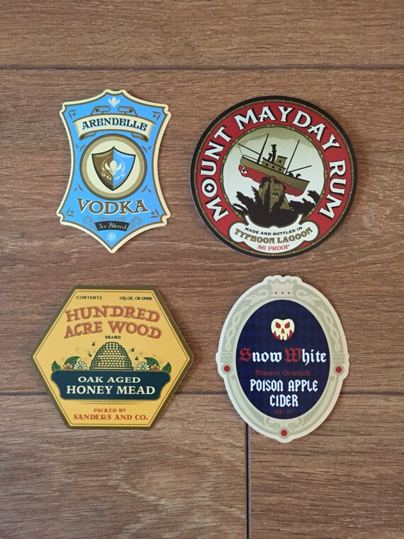 Liquor Stickers 4 Pack Series Two