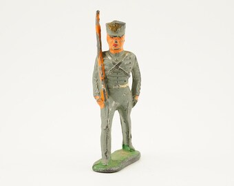 Vintage, antique, barclay, lead soldier, toy soldier, 1930s
