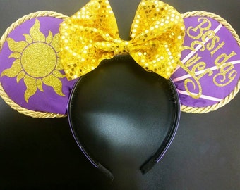 Rapunzel Inspired Mickey Ears