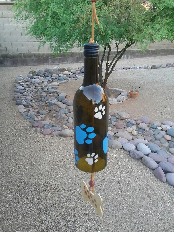 Pet memorial wind chime dog sympathy gift dog lover gift