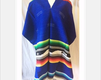 Serape poncho | Etsy