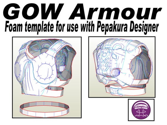 gears of war foam armor templates
