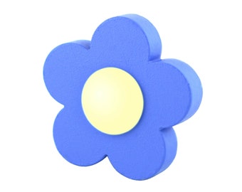 Kinder möbelknöpfe, Pomos Infantiles, Boutons pour enfants, Poignées de tiroir, Blue flower knobs Perilla Niñas handles pull Pomelli bambini