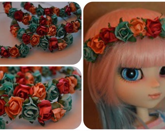 Crown of flowers for Pullip