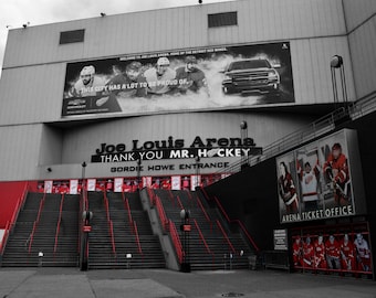 Red Wings, Joe Louis Arena, Michigan- Photography Prints