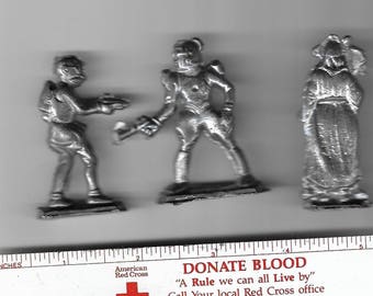 three buck rogers figures