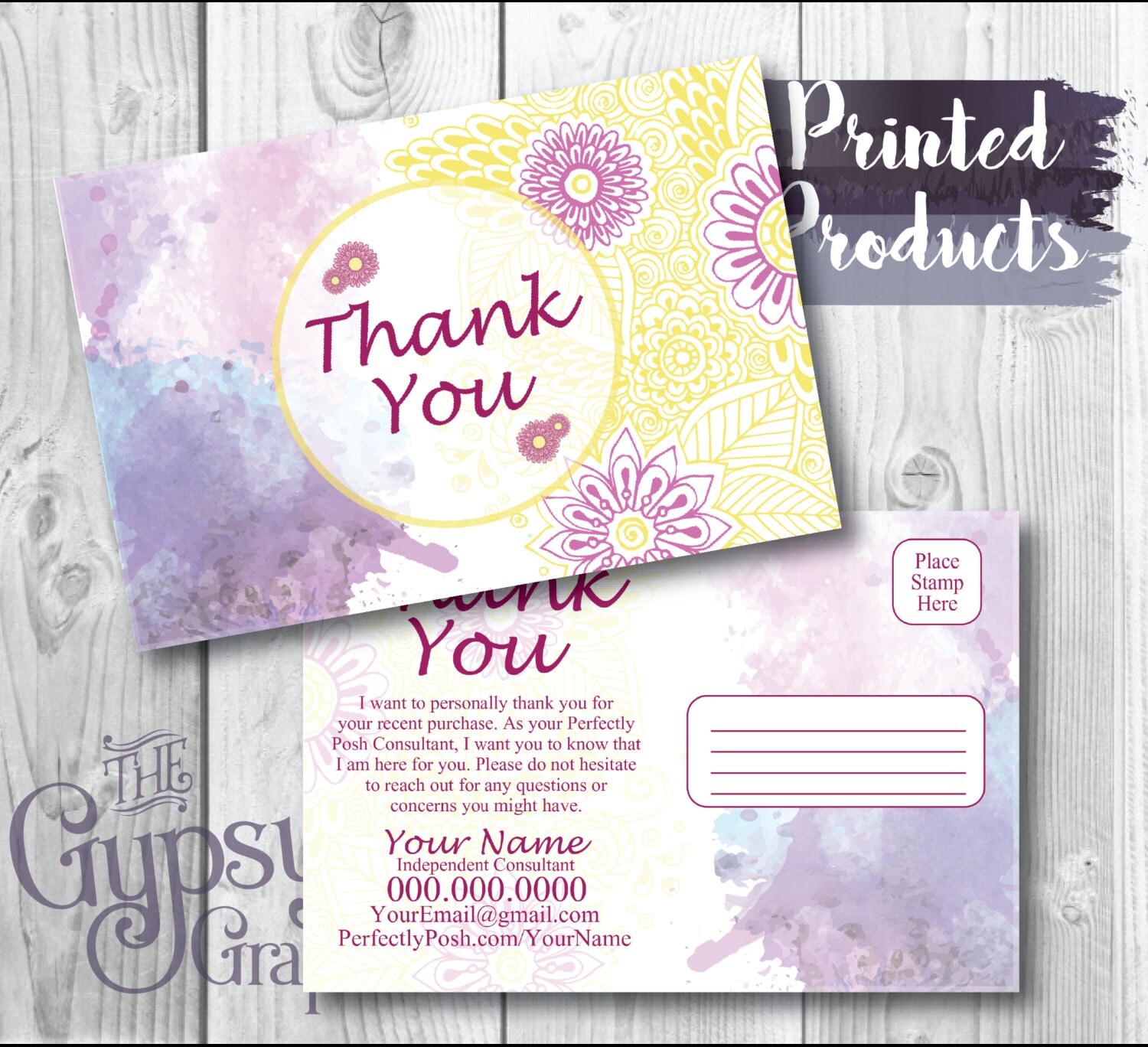 Perfectly Posh Thank You Cards Perfect Sunshine