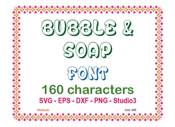 soap bubble letters font soap bubble letters font