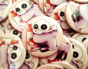Undertale (smol) Sans 2.25" Button