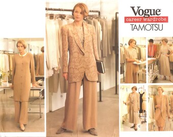Items similar to Butterick 4402 Pattern Tailored Jacket Suit Pants ...