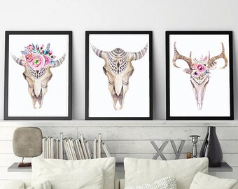 Wall Art Posters boho wall art | etsy Wall Art Posters boho wall art | etsy