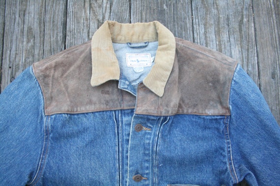 Vintage Denim Ralph Lauren Jacket // Denim Trucker Jacket