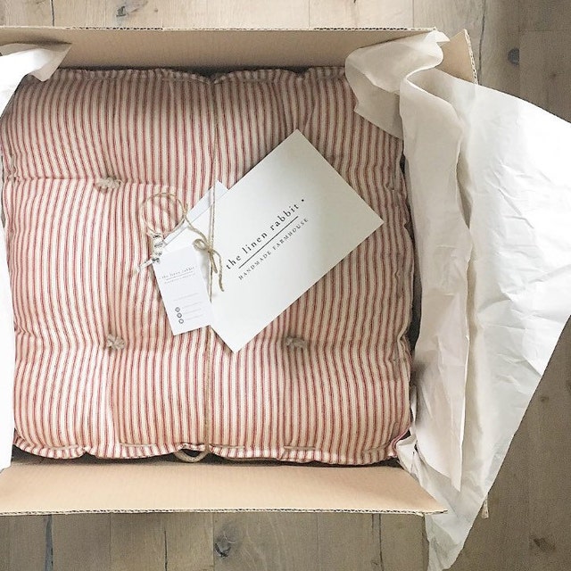 The handmade farmhouse custom cushions and home by TheLinenRabbit