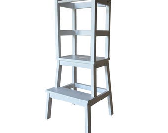Bianconiglio Tower LT2 White - Montessori Learning