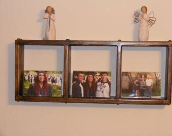 Rustic Shadow box shelves